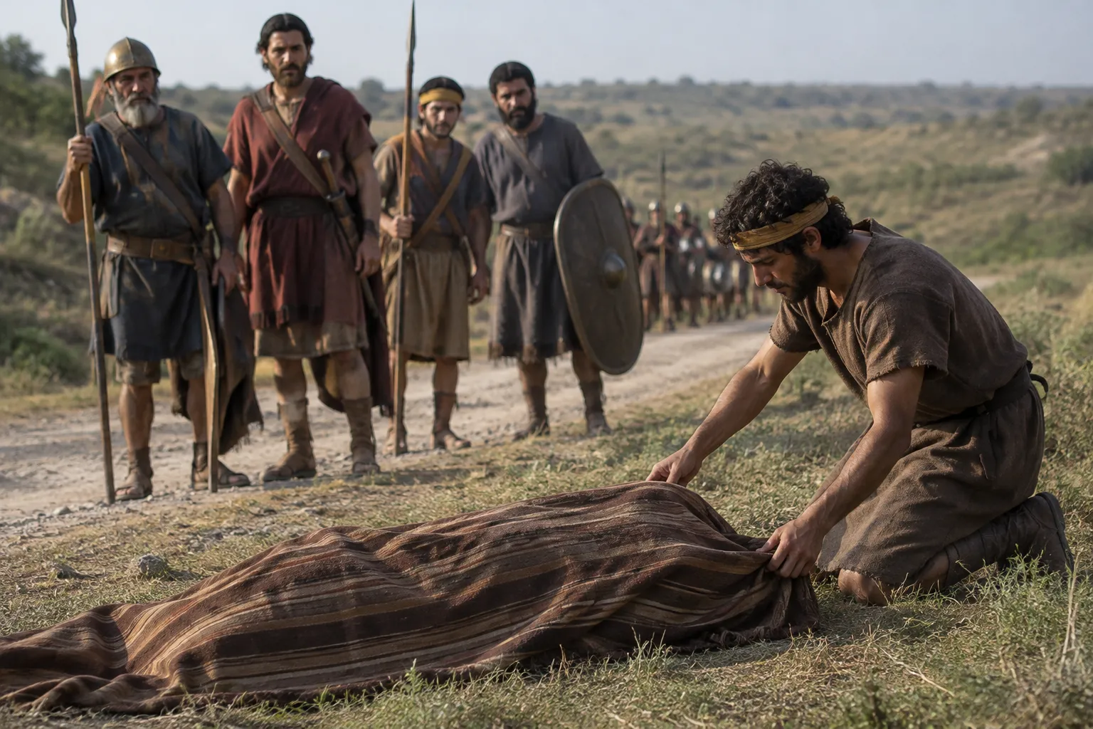 Amasa’s body is removed from the road (2 Samuel 20:11–12)