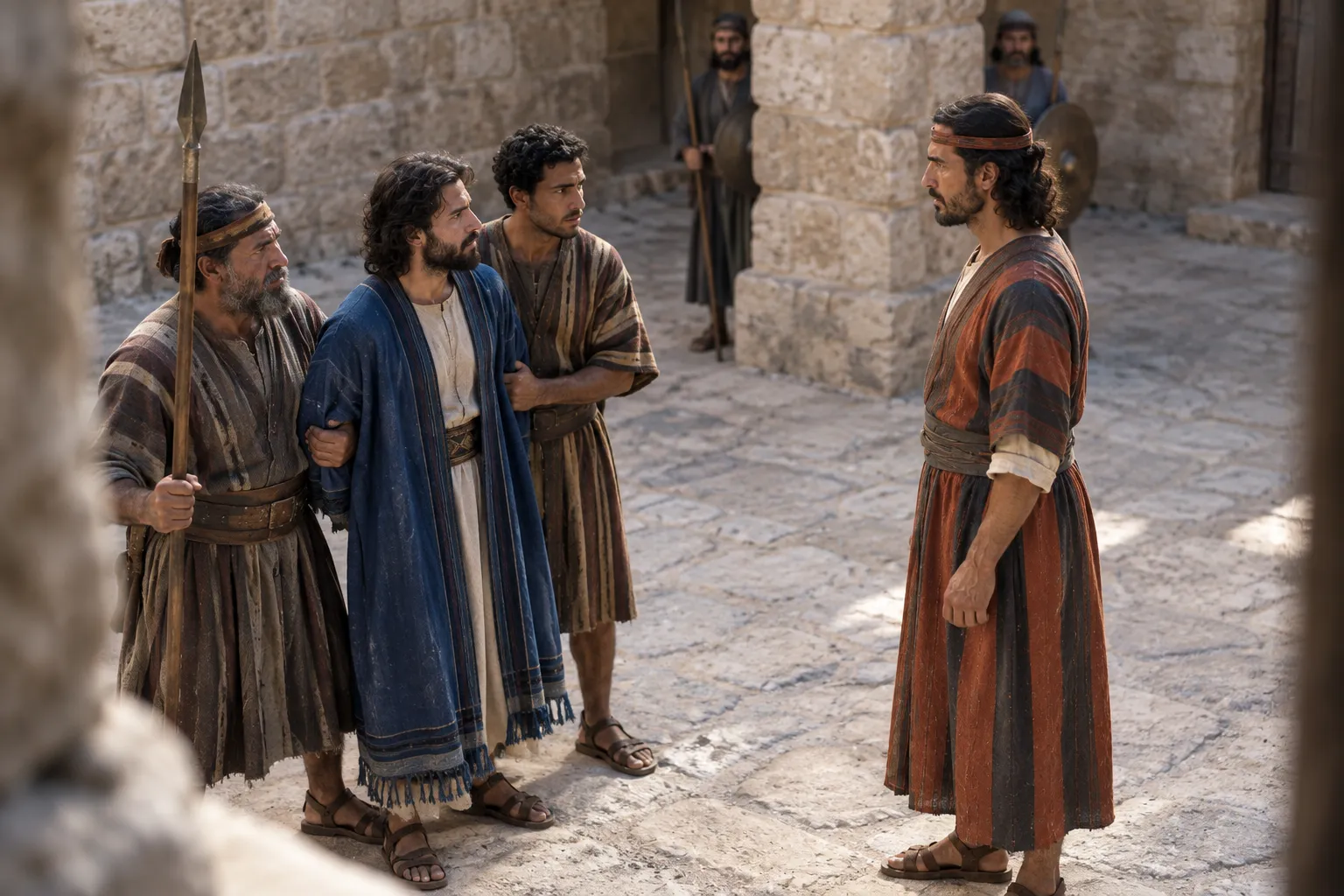 Ahaziah brought before Jehu (2 Chronicles 22:9)
