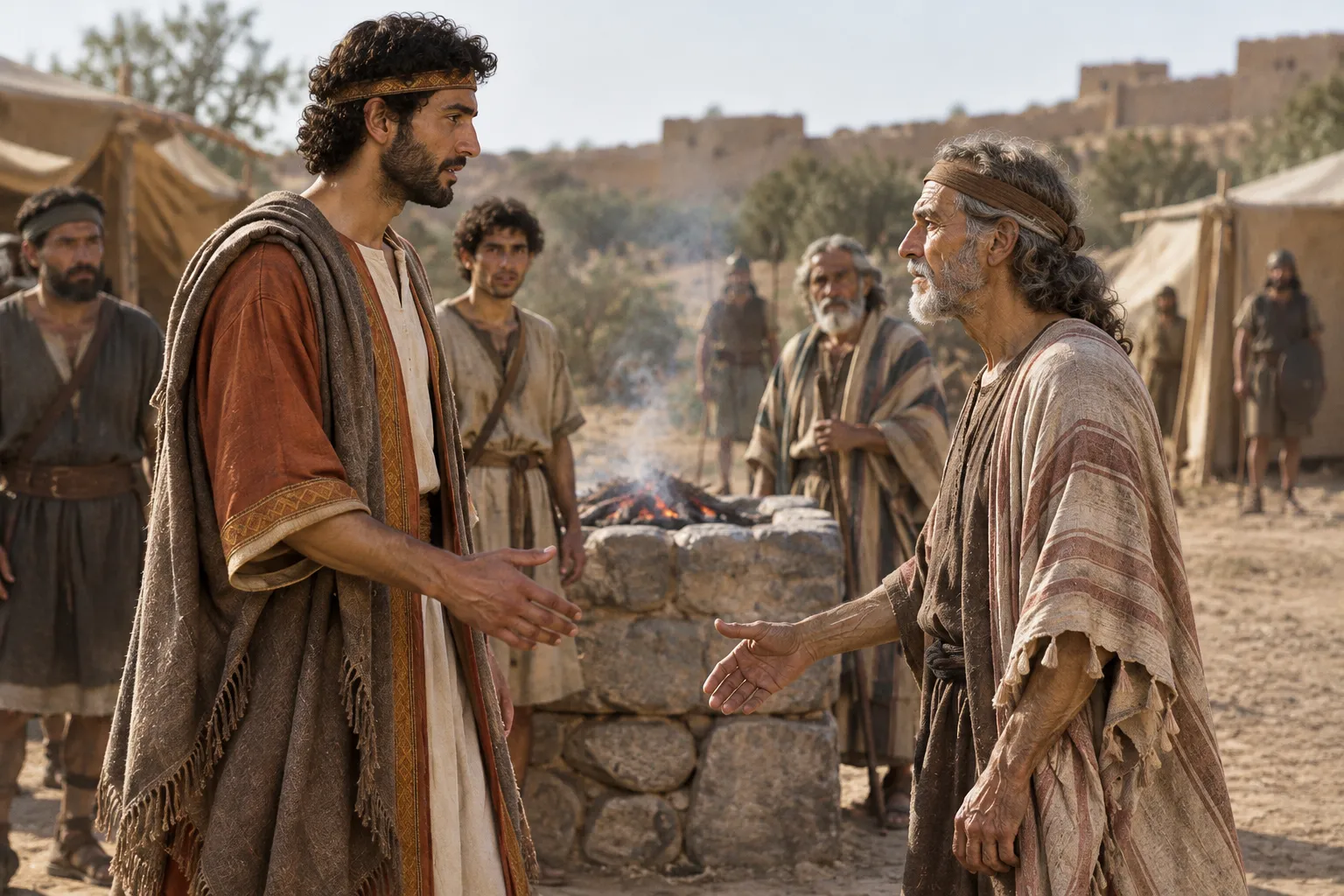 Samuel Arrives as Saul Finishes the Offering (1 Samuel 13:9–10)