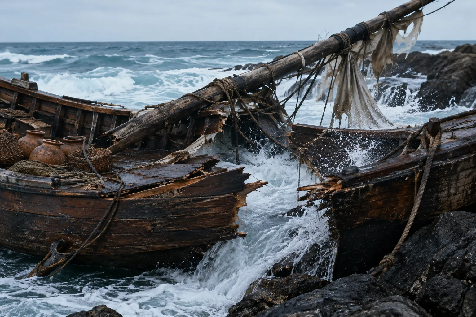 Some have shipwrecked their faith (1 Timothy 1:19)