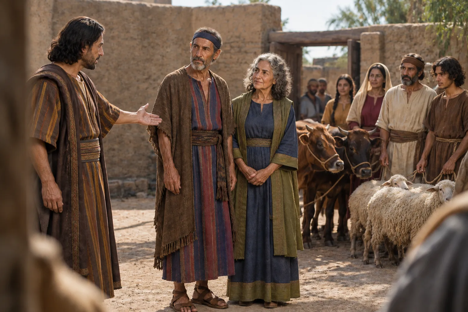 Sarah Restored to Abraham (Genesis 20:14)