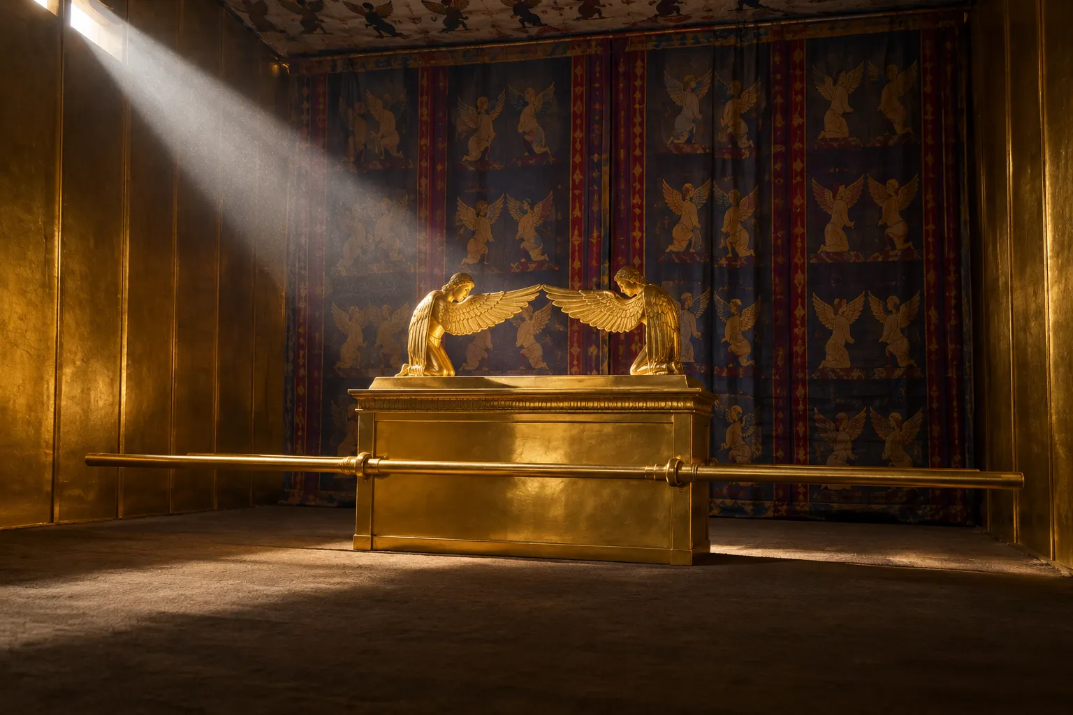 The ark in the Most Holy Place (Exodus 26:33–34)