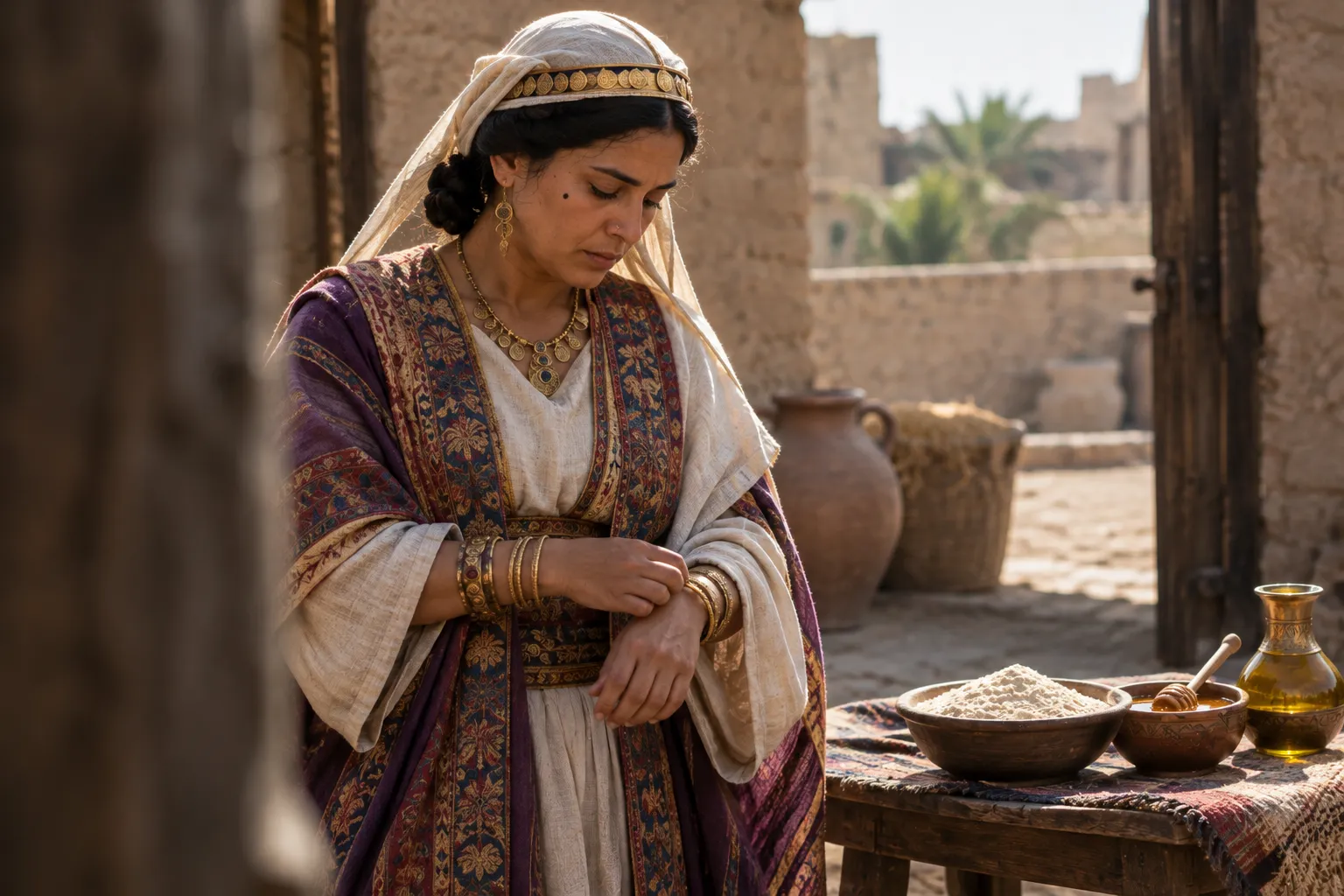 Adorned as a queen (Ezekiel 16:8–14)