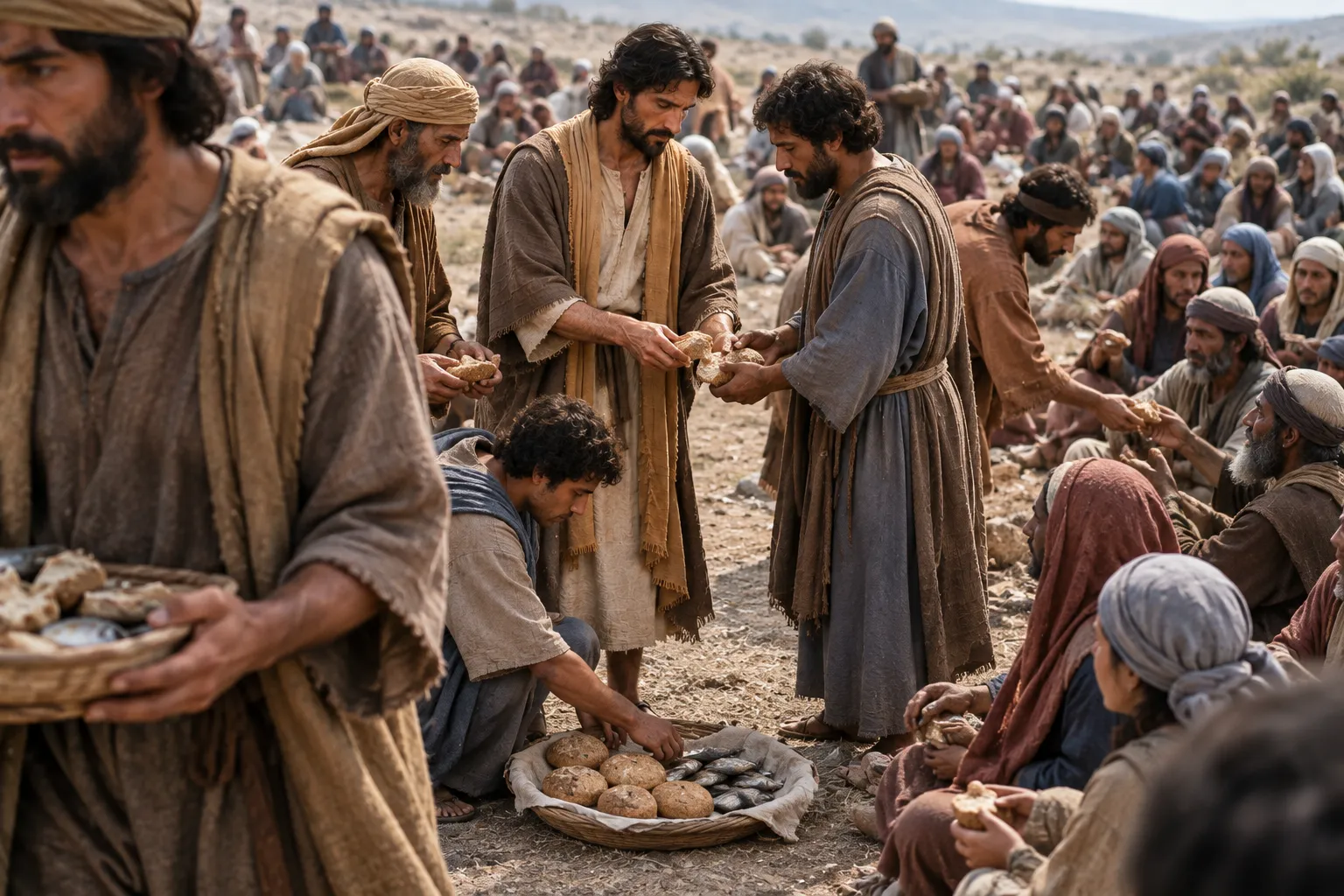 Bread for the crowd (Mark 8:5–8)