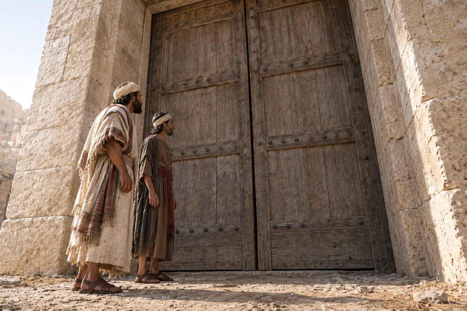 The shut east gate (Ezekiel 44:1–3)